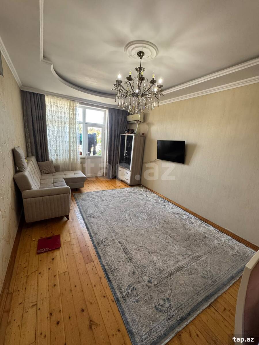 3-otaqlı yeni tikili, Həzi Aslanov m., 84 m² (2)