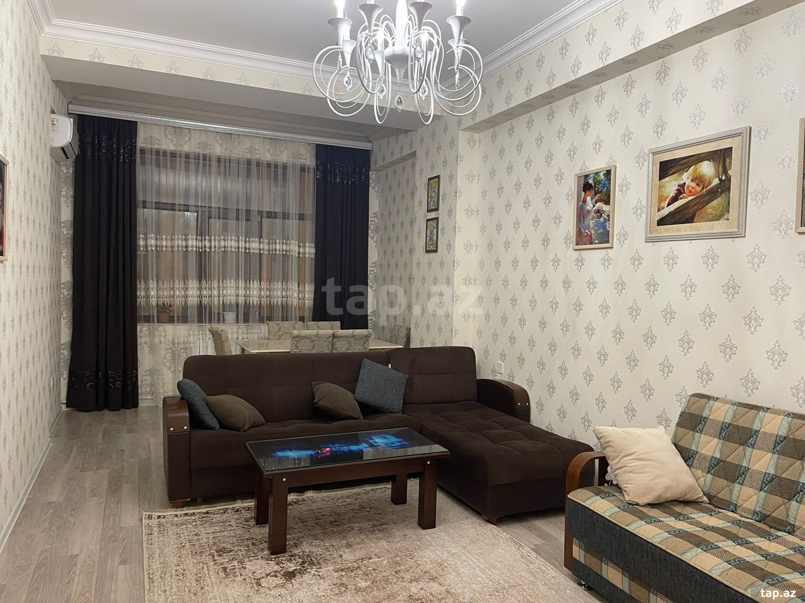 2-otaqlı yeni tikili, Nəsimi r., 77 m²
