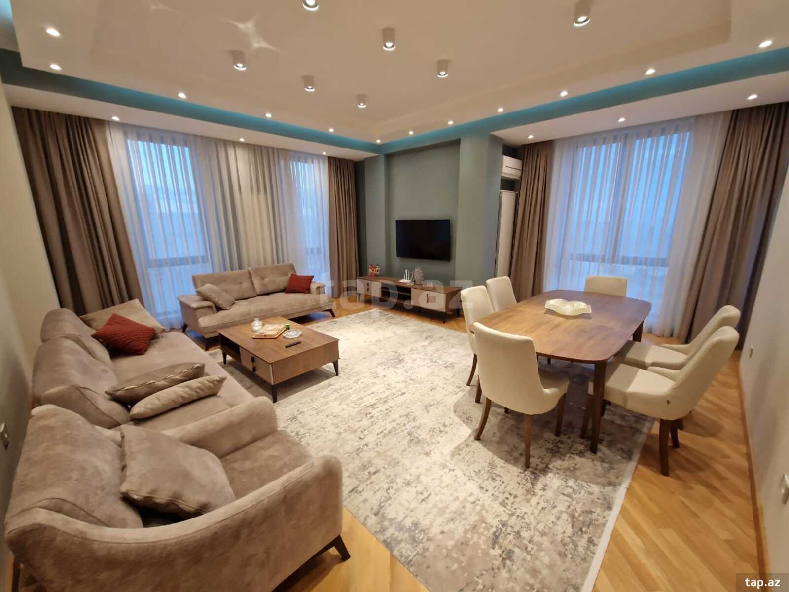 4-otaqlı yeni tikili kirayə verilir, Təbriz küç., 185 m² (5)