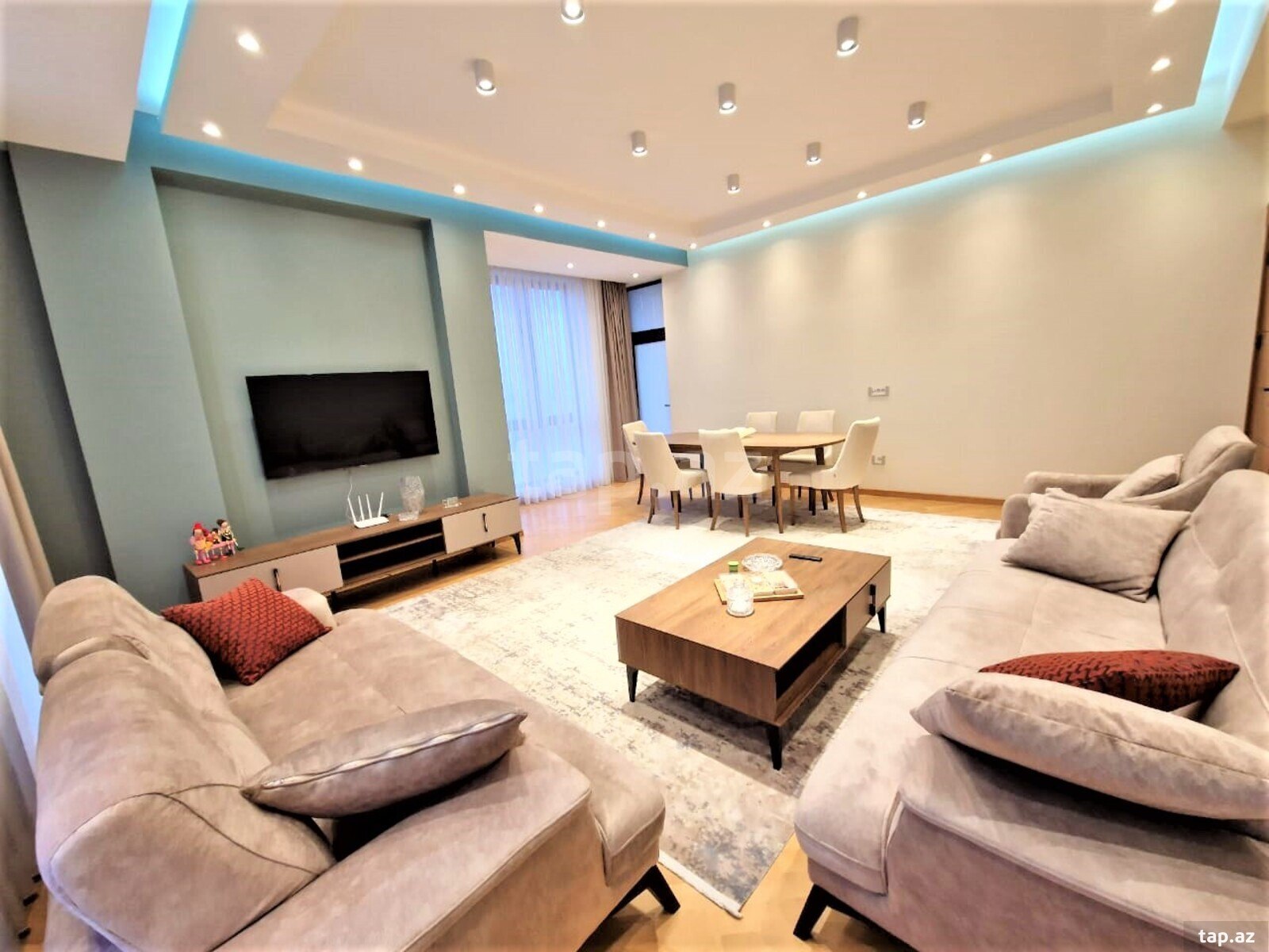 4-otaqlı yeni tikili kirayə verilir, Təbriz küç., 185 m² (2)