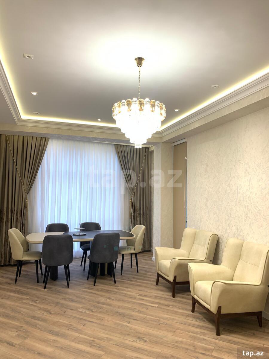 3-otaqlı yeni tikili kirayə verilir, Gənclik m., 105 m²