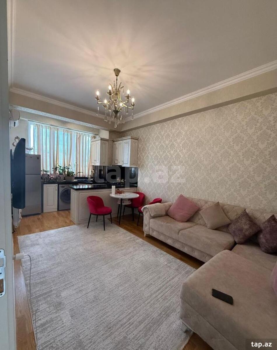2-otaqlı yeni tikili kirayə verilir, Yasamal r., 50 m²