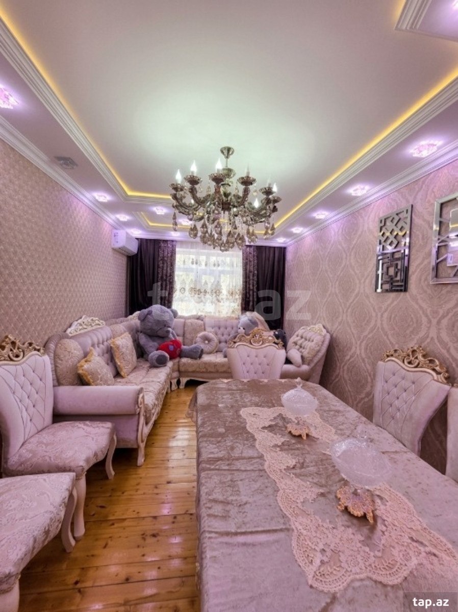 3-otaqlı mənzil, Gəncə pr., 80 m²