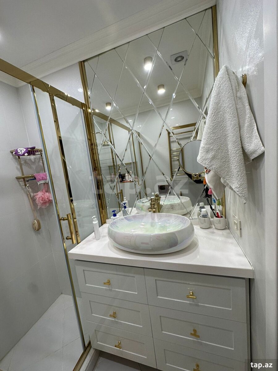 3-otaqlı yeni tikili kirayə verilir, Gəncə pr., 85 m² (17)