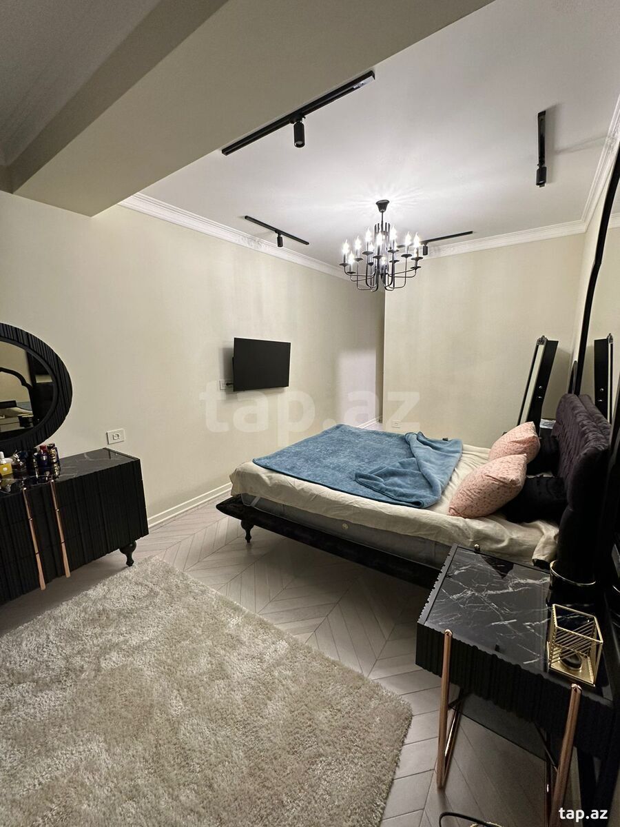 3-otaqlı yeni tikili kirayə verilir, Gəncə pr., 85 m² (3)