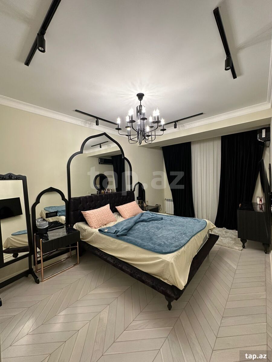 3-otaqlı yeni tikili kirayə verilir, Gəncə pr., 85 m² (2)