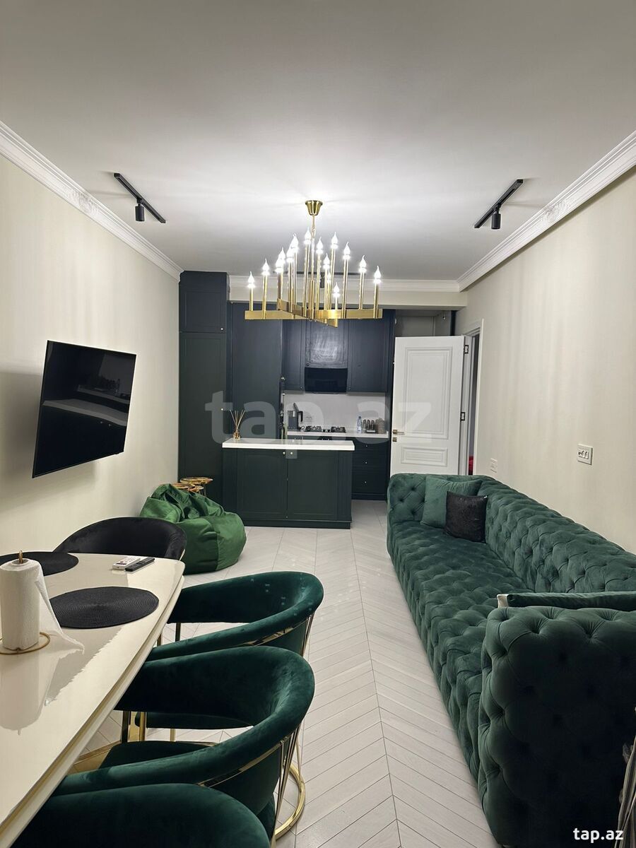 3-otaqlı yeni tikili kirayə verilir, Gəncə pr., 85 m² (8)