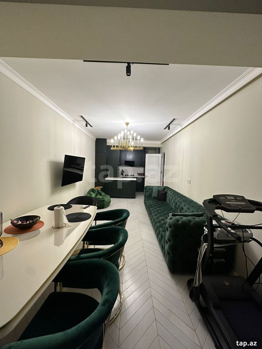 3-otaqlı yeni tikili kirayə verilir, Gəncə pr., 85 m² (9)