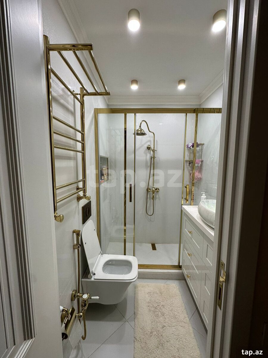 3-otaqlı yeni tikili kirayə verilir, Gəncə pr., 85 m² (16)
