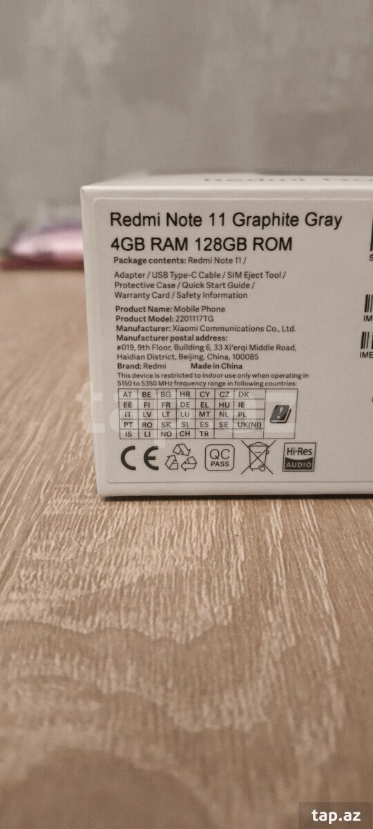 Xiaomi Redmi Note 11 Graphite Gray 128GB/4GB (6)