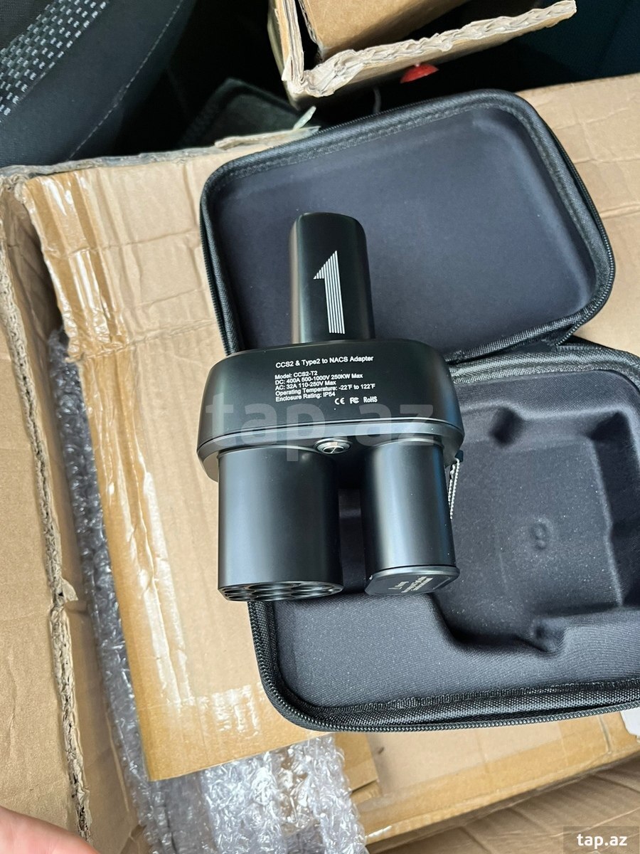 Tesla model S, Y, 3, CCS2 & Type2 to NACS adapteri