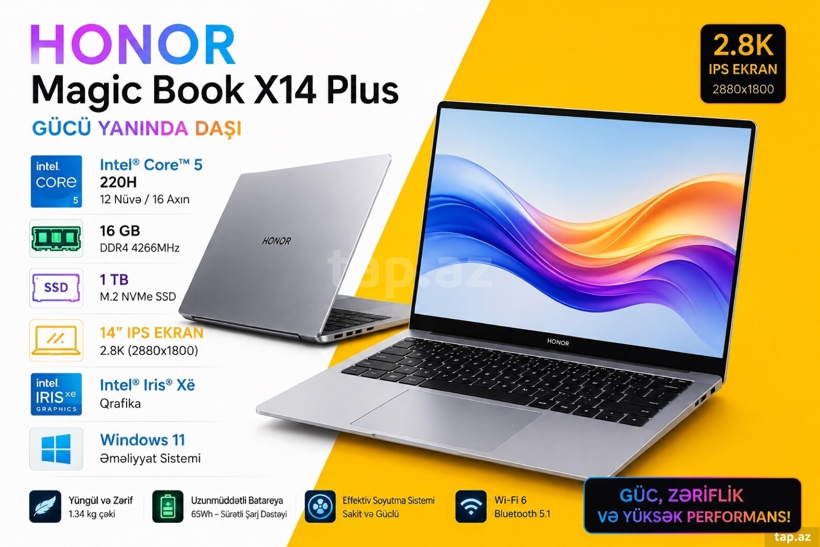 HONOR MagicBook X14 Plus 16GB / 1TB SSD