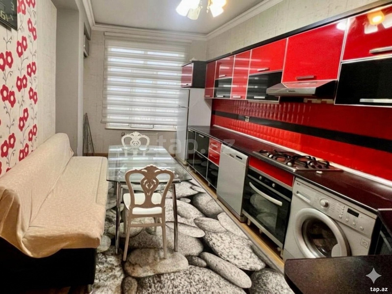 3-otaqlı mənzil kirayə verilir, Əhmədli, 95 m²