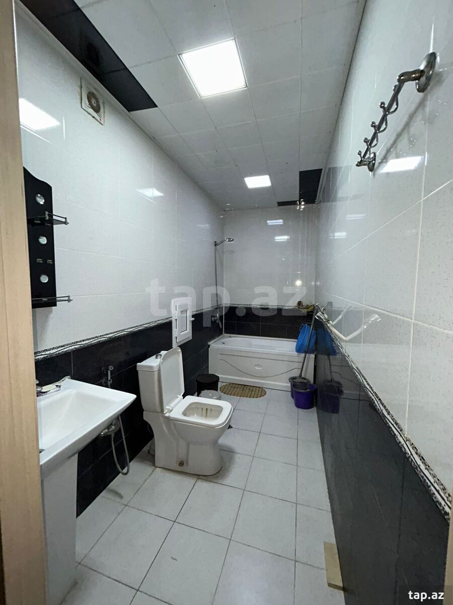 2-otaqlı yeni tikili kirayə verilir, Yeni Yasamal qəs., 90 m² (12)