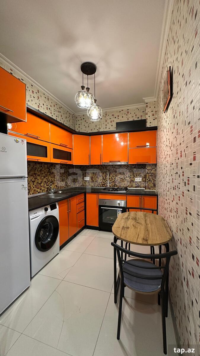 2-otaqlı yeni tikili kirayə verilir, Həzi Aslanov m., 60 m² (5)