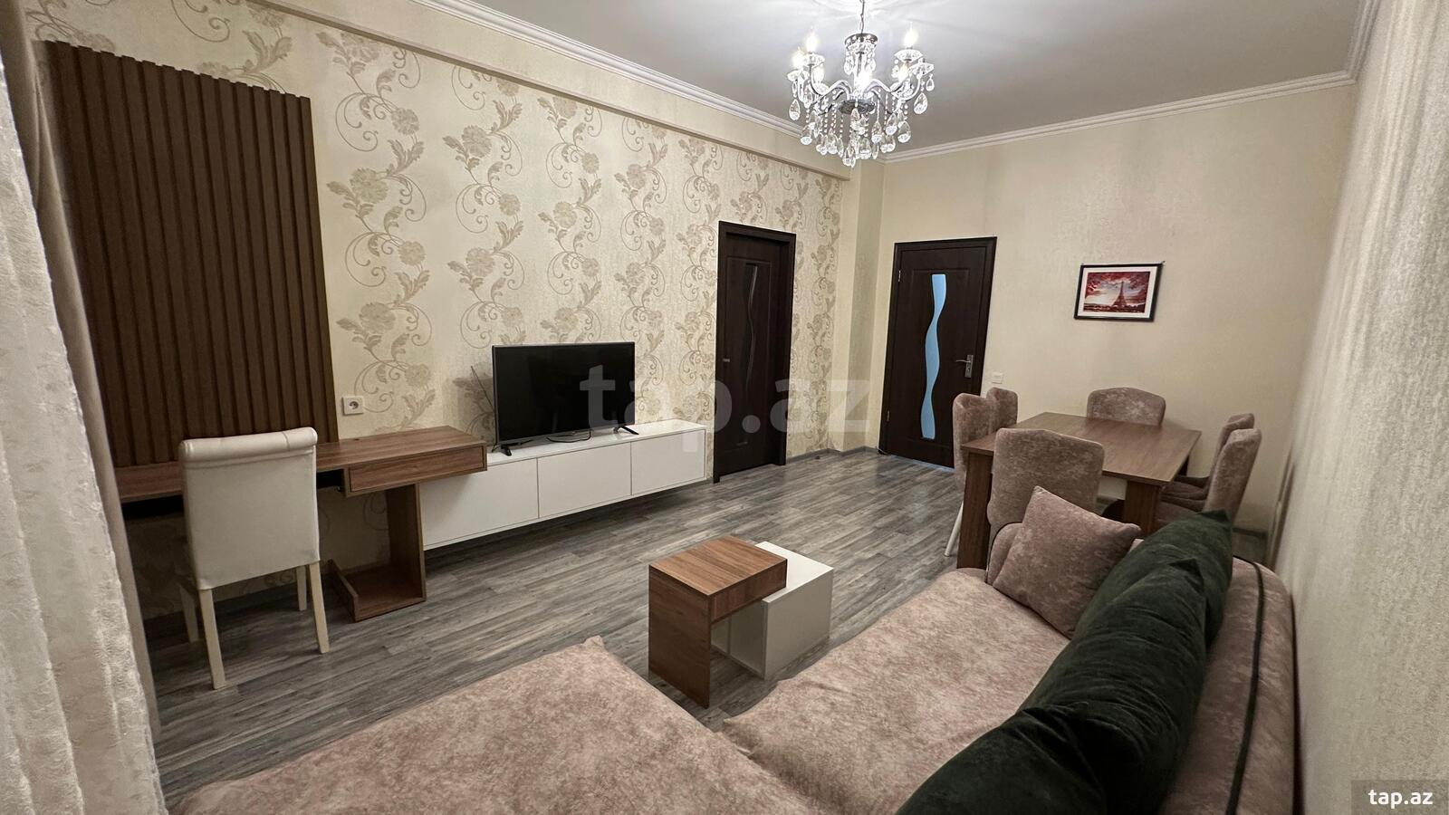 2-otaqlı yeni tikili kirayə verilir, Həzi Aslanov m., 60 m²