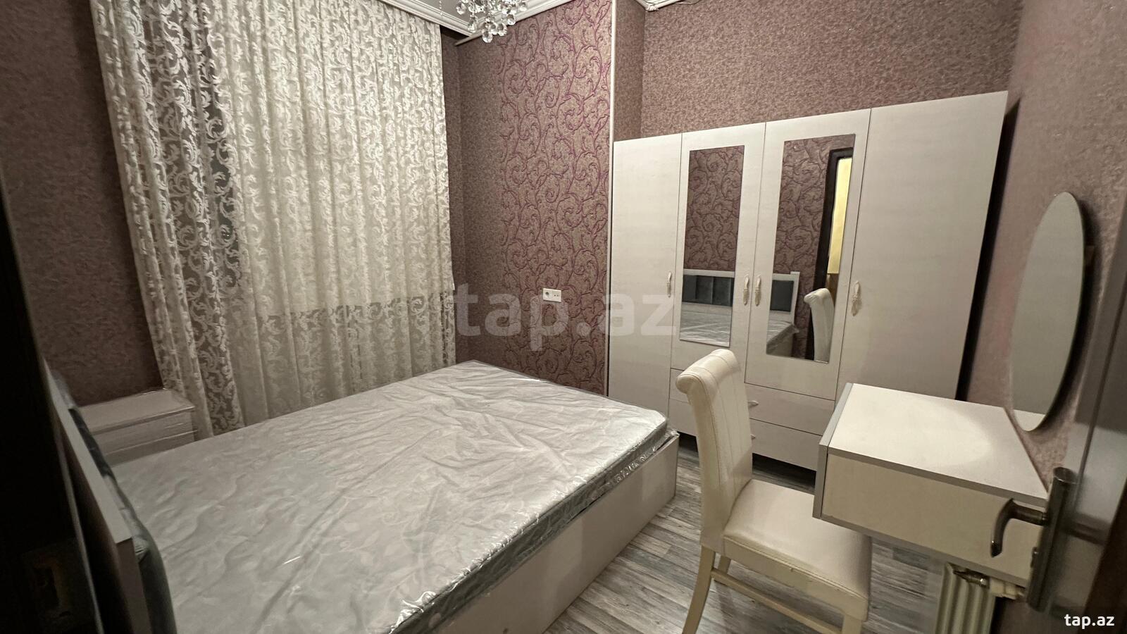 2-otaqlı yeni tikili kirayə verilir, Həzi Aslanov m., 60 m² (4)