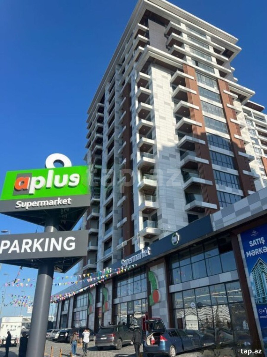 3-otaqlı yeni tikili, Nərimanov r., 126.7 m²