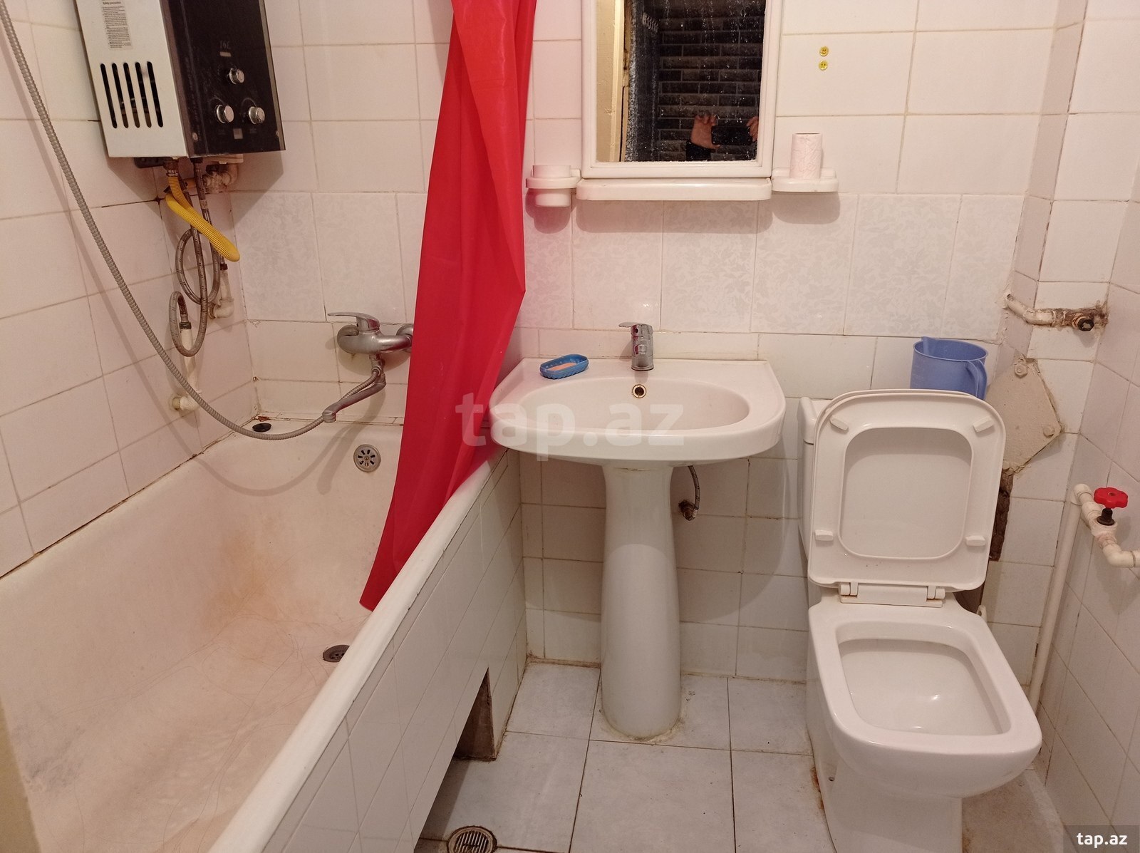1-otaqlı mənzil kirayə verilir, Elmlər Akademiyası m., 34 m² (9)