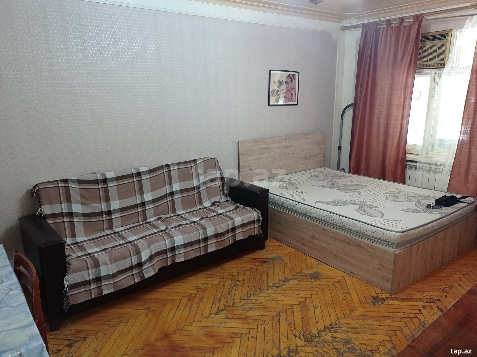 1-otaqlı mənzil kirayə verilir, Elmlər Akademiyası m., 34 m² (2)