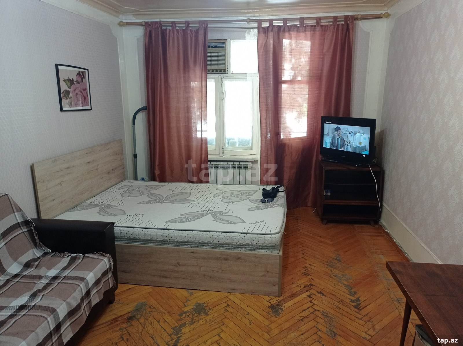 1-otaqlı mənzil kirayə verilir, Elmlər Akademiyası m., 34 m²