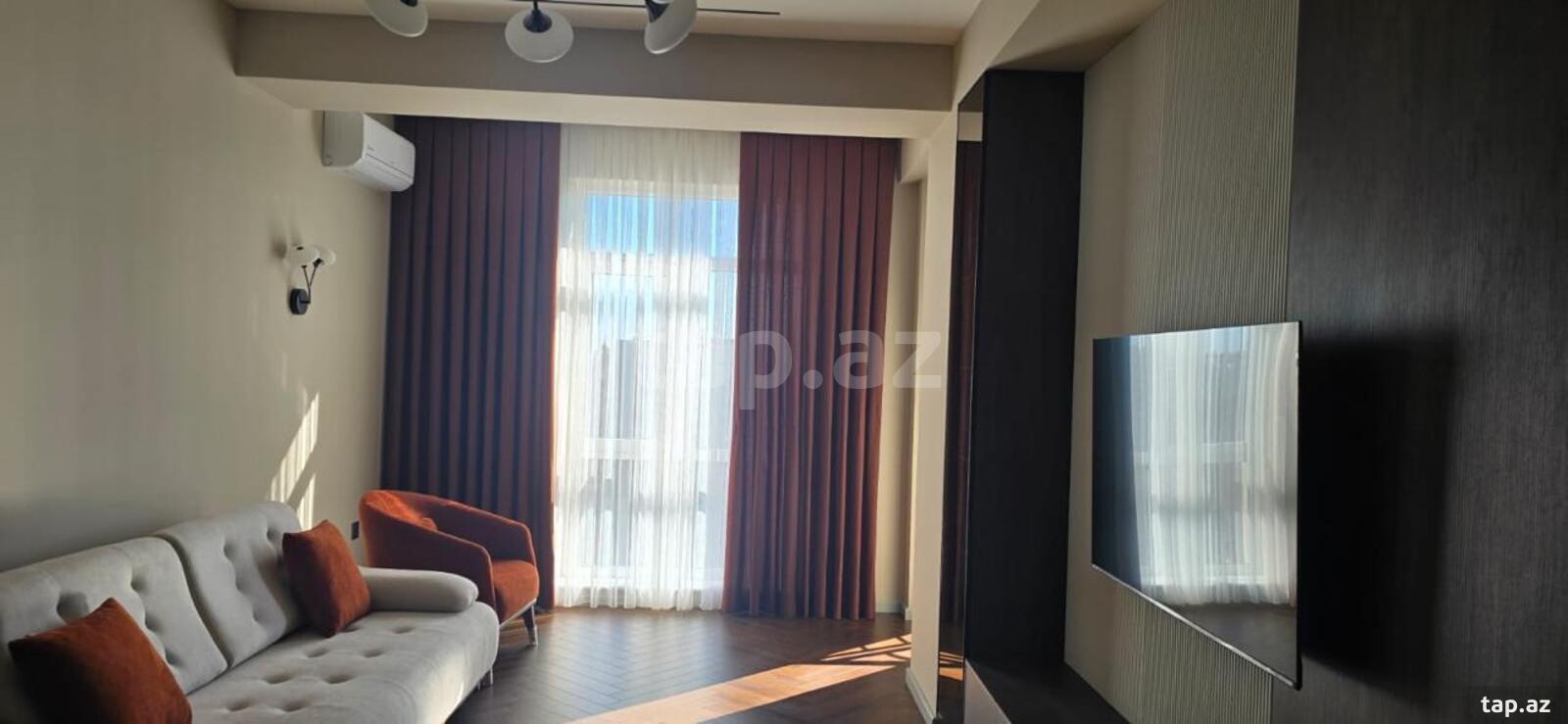 2-otaqlı yeni tikili kirayə verilir, Nəsimi r., 60 m²