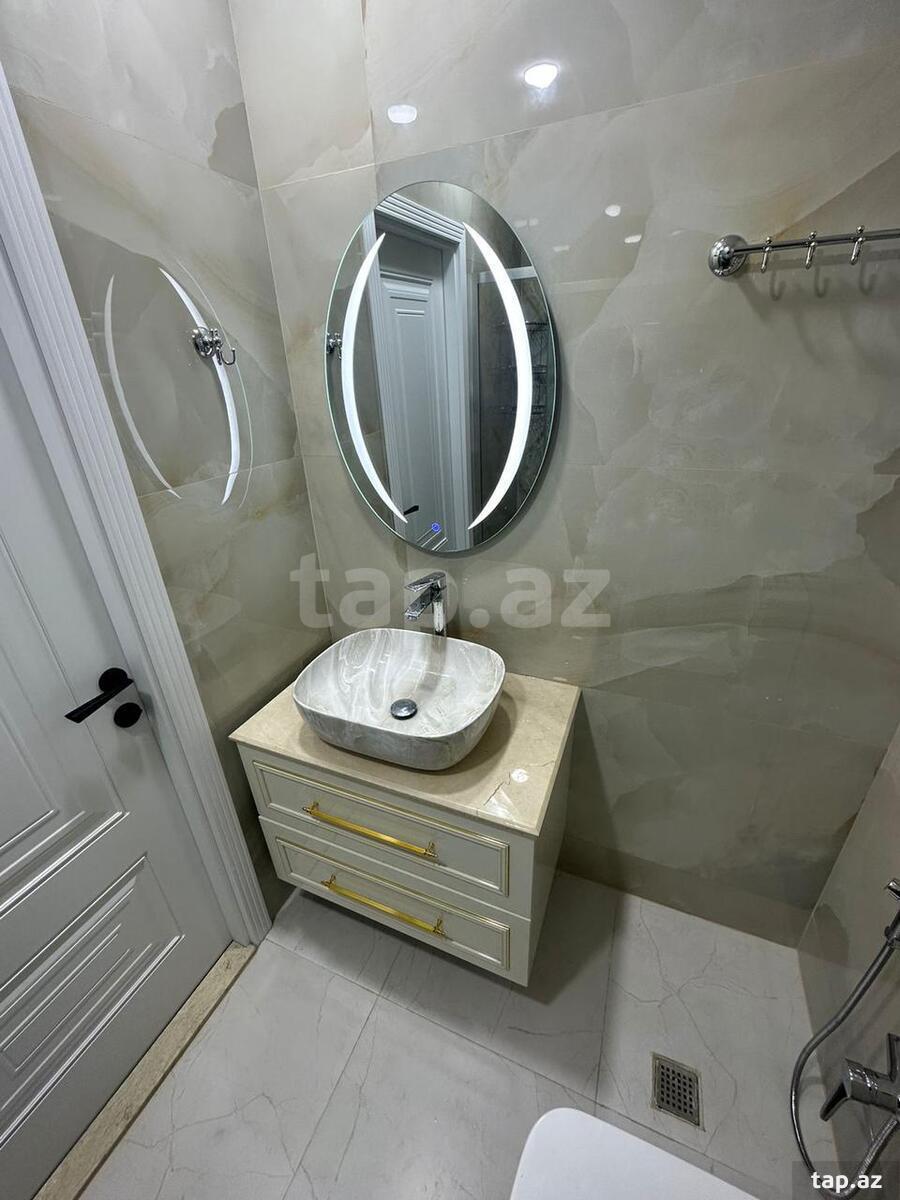 2-otaqlı yeni tikili kirayə verilir, Nəriman Nərimanov m., 70 m² (4)