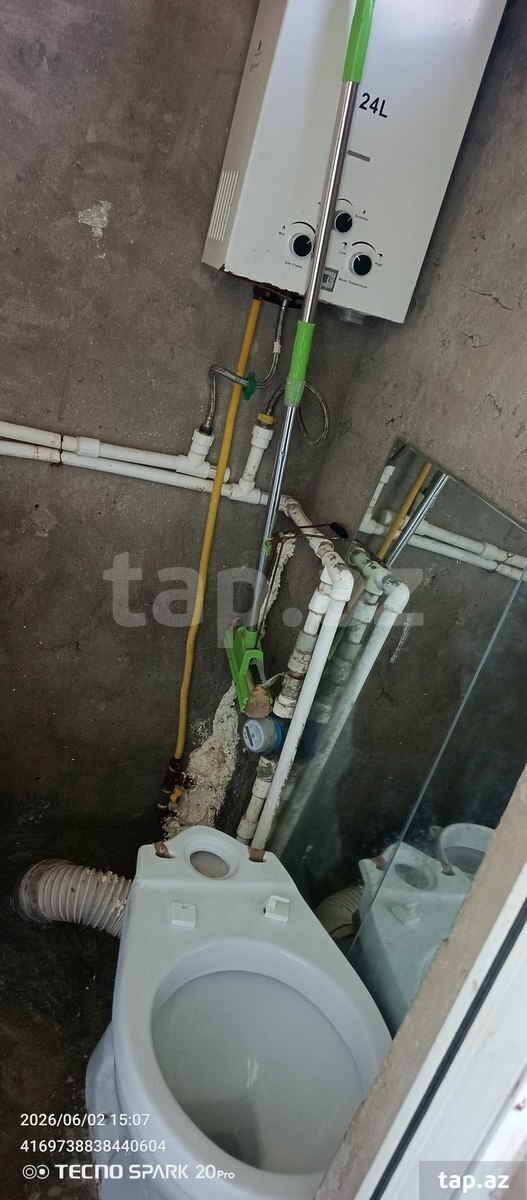 1-otaqlı mənzil kirayə verilir, Xalqlar Dostluğu m., 21 m² (7)