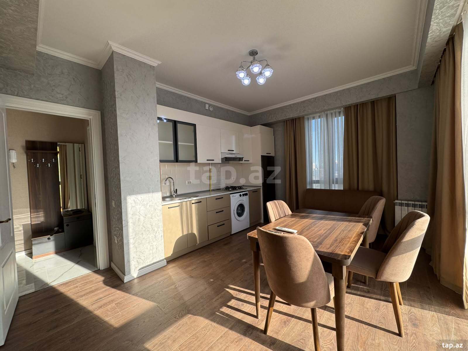 3-otaqlı yeni tikili, Yasamal r., 55.46 m²