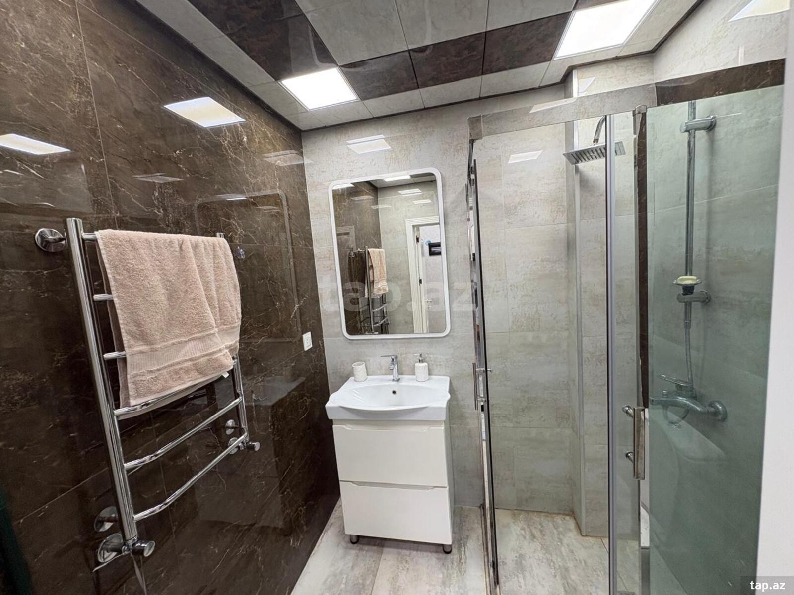 2-otaqlı yeni tikili kirayə verilir, Şah İsmayıl Xətai m., 65 m² (16)