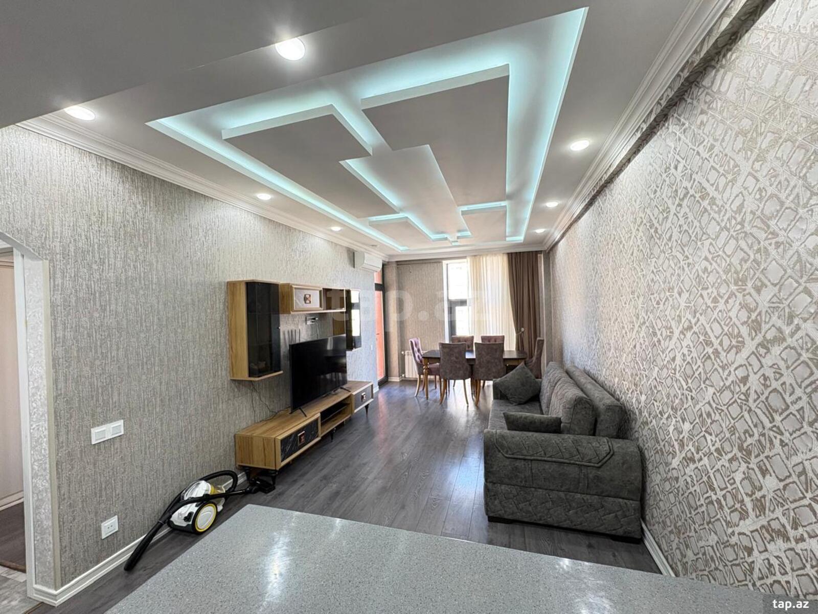 2-otaqlı yeni tikili kirayə verilir, Şah İsmayıl Xətai m., 65 m² (3)