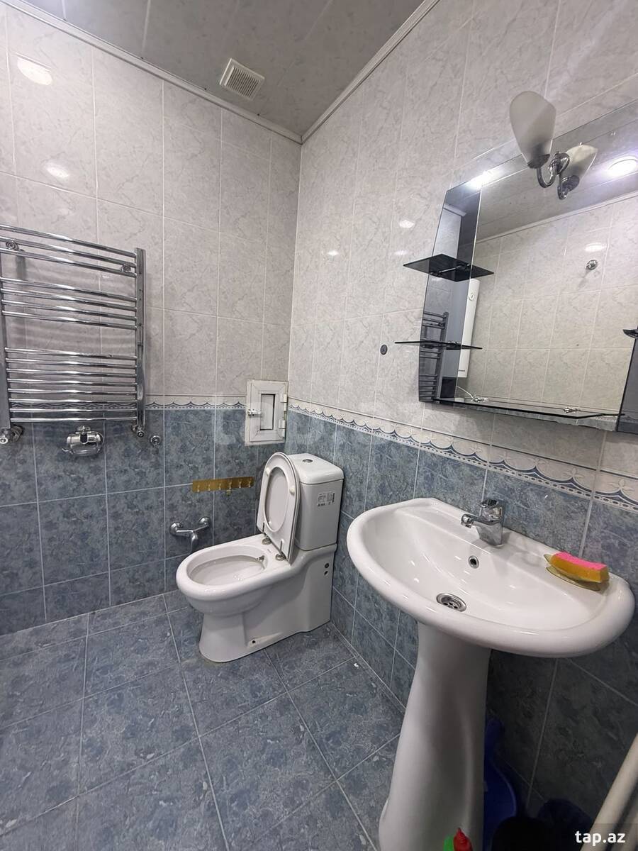 1-otaqlı yeni tikili kirayə verilir, Həzi Aslanov m., 65 m² (15)