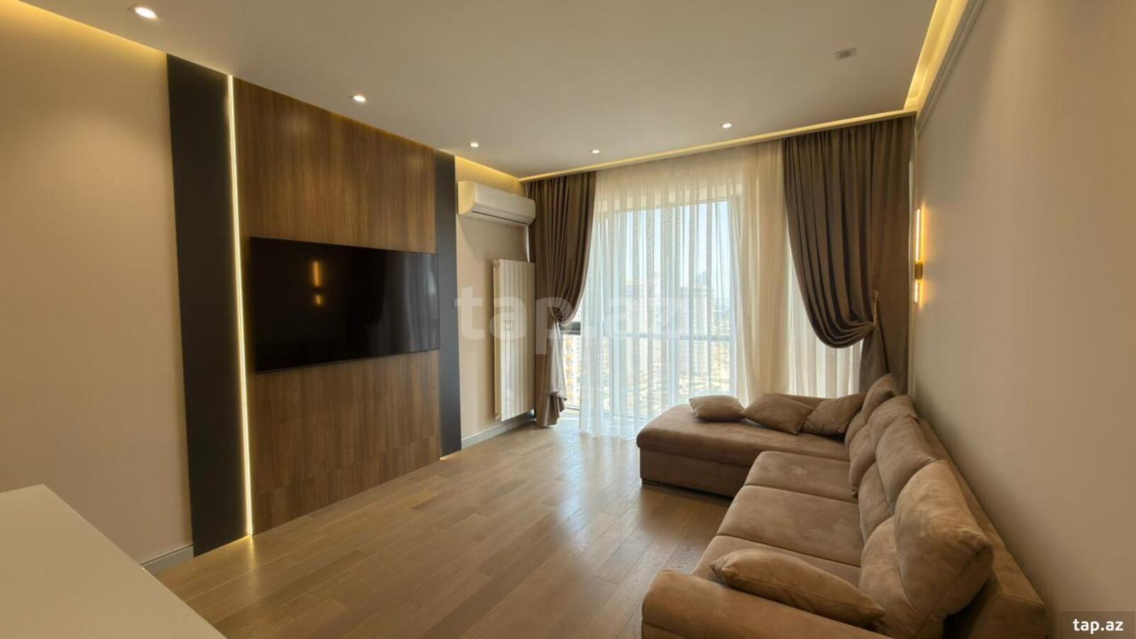 3-otaqlı yeni tikili kirayə verilir, Nərimanov r., 90 m² (8)