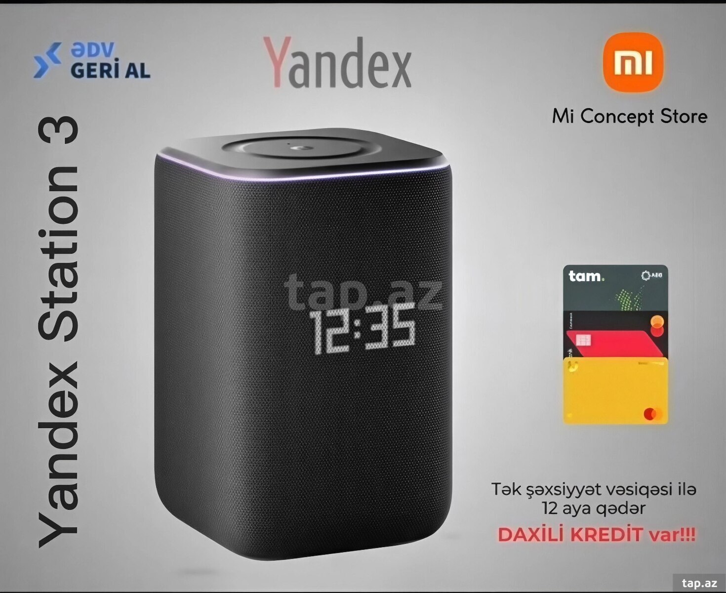 Ağıllı dinamik Yandex Station 3 Black
