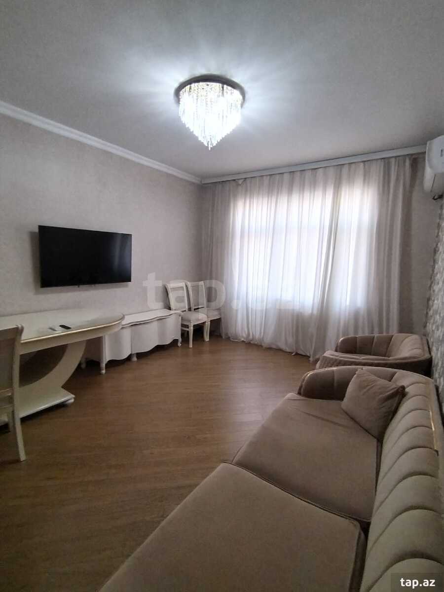 3-otaqlı yeni tikili kirayə verilir, Məhəmməd Hadi küç. 92 b, 80 m²