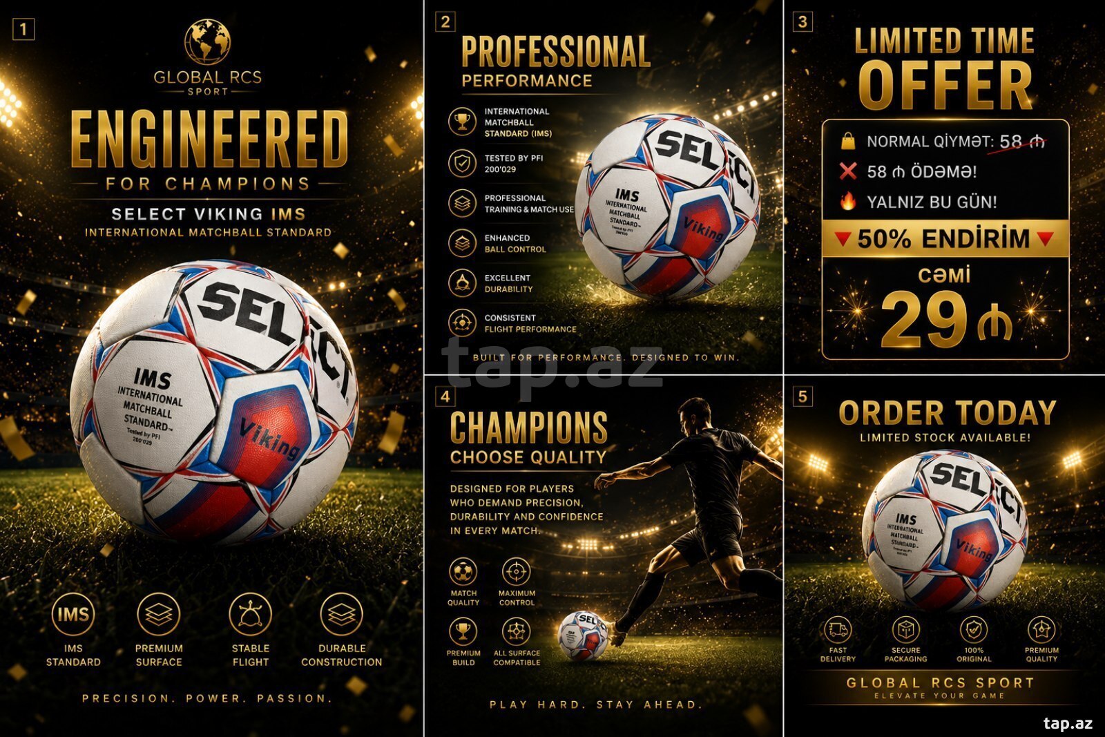 Futbol topu Select VIKING IMS N5 (2)