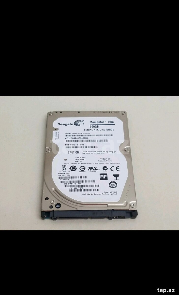 Seagate Momentus Thin 500GB 2.5" HDD