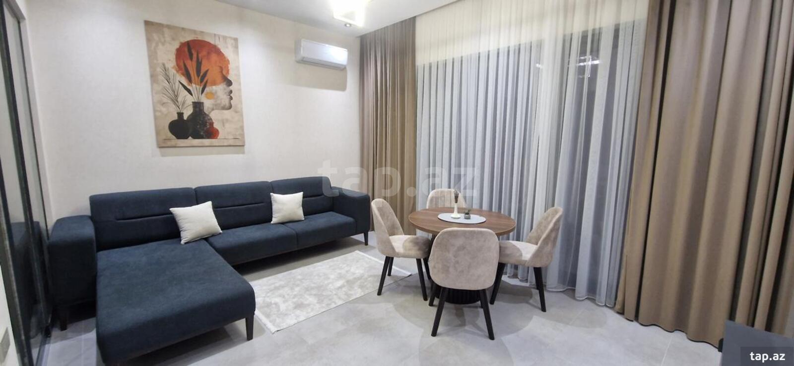 2-otaqlı yeni tikili kirayə verilir, Sea Breeze, 57 m²