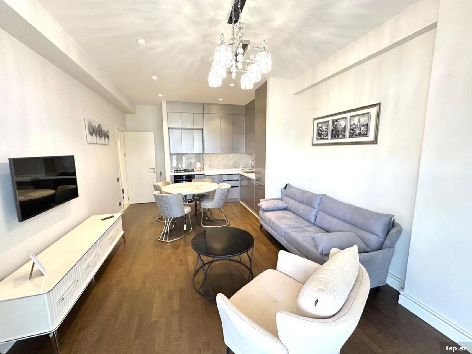 2-otaqlı yeni tikili kirayə verilir, Bayıl qəs., 65 m² (2)