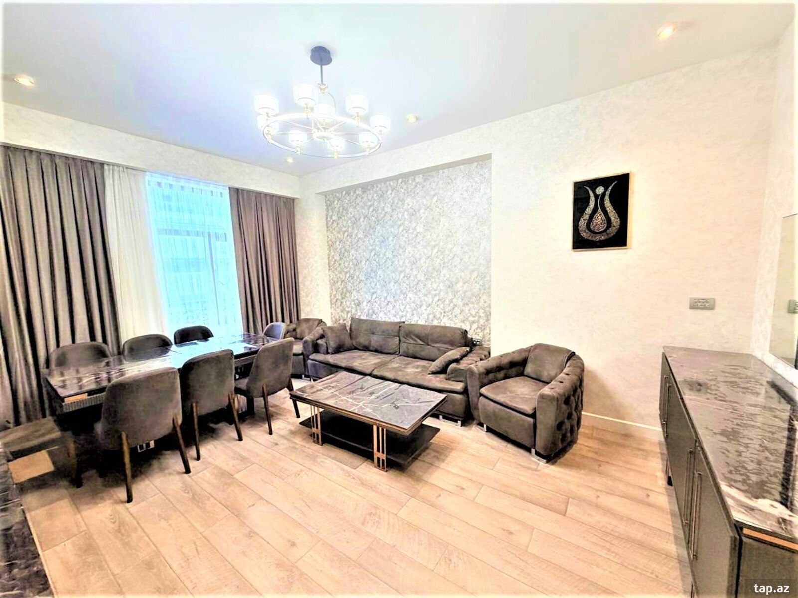 4-otaqlı yeni tikili kirayə verilir, Mərkəzi Bulvar küç., 150 m² (2)