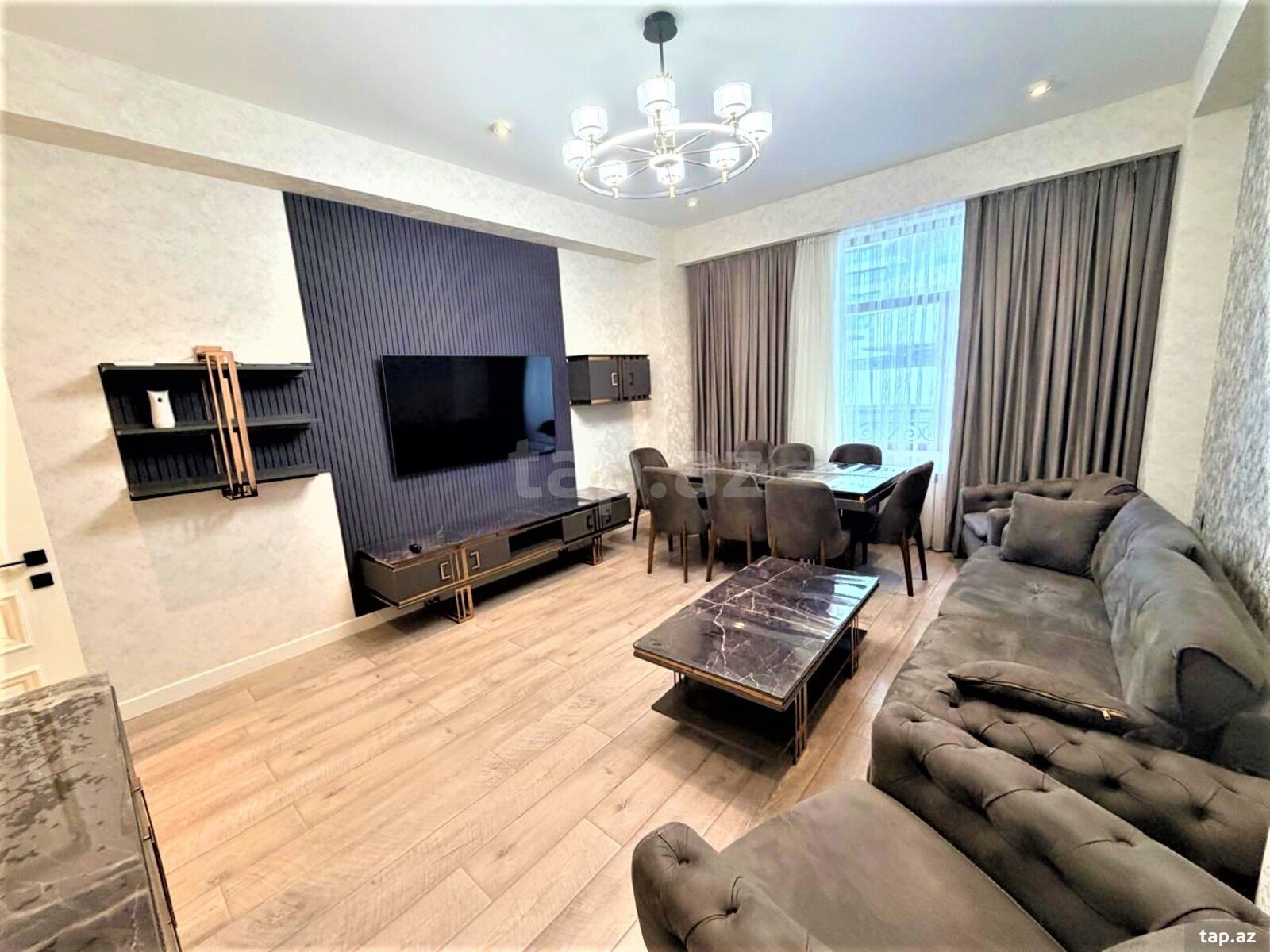 4-otaqlı yeni tikili kirayə verilir, Mərkəzi Bulvar küç., 150 m² (3)