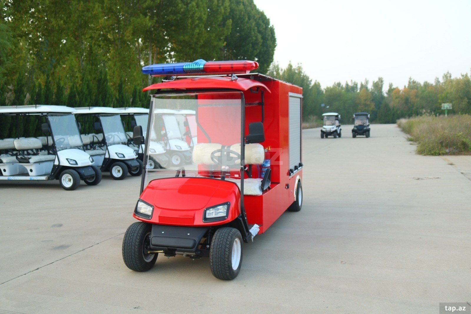 Yanğın söndürən Golfcar, 2026 ili