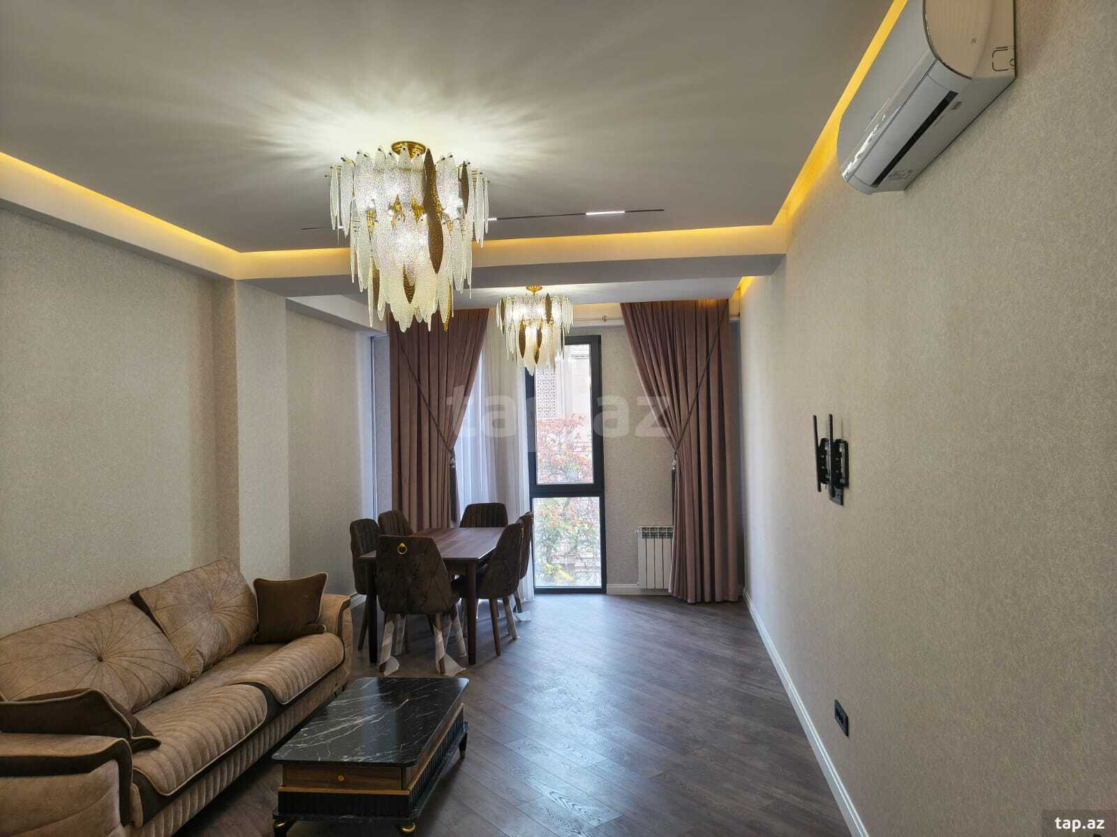 2-otaqlı yeni tikili kirayə verilir, Nizami m., 85 m² (2)