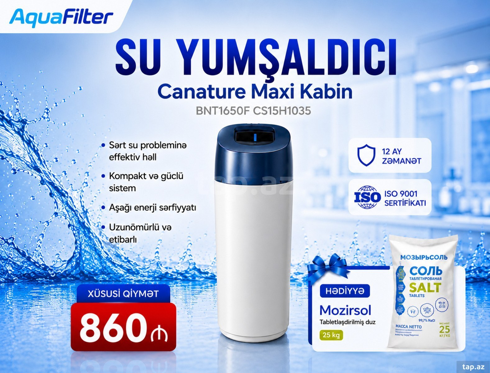 Su yumşaldıcı Canature Maxi 10×35