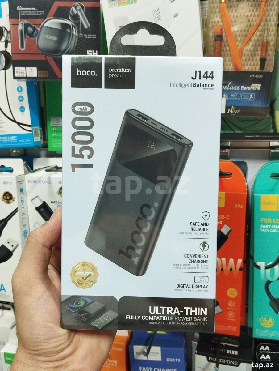 PowerBank 15.000 mAh Orjinal Hoco