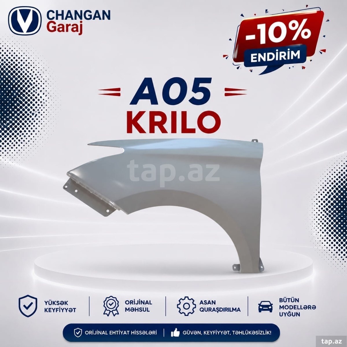 Changan A05 ön sol qanadı