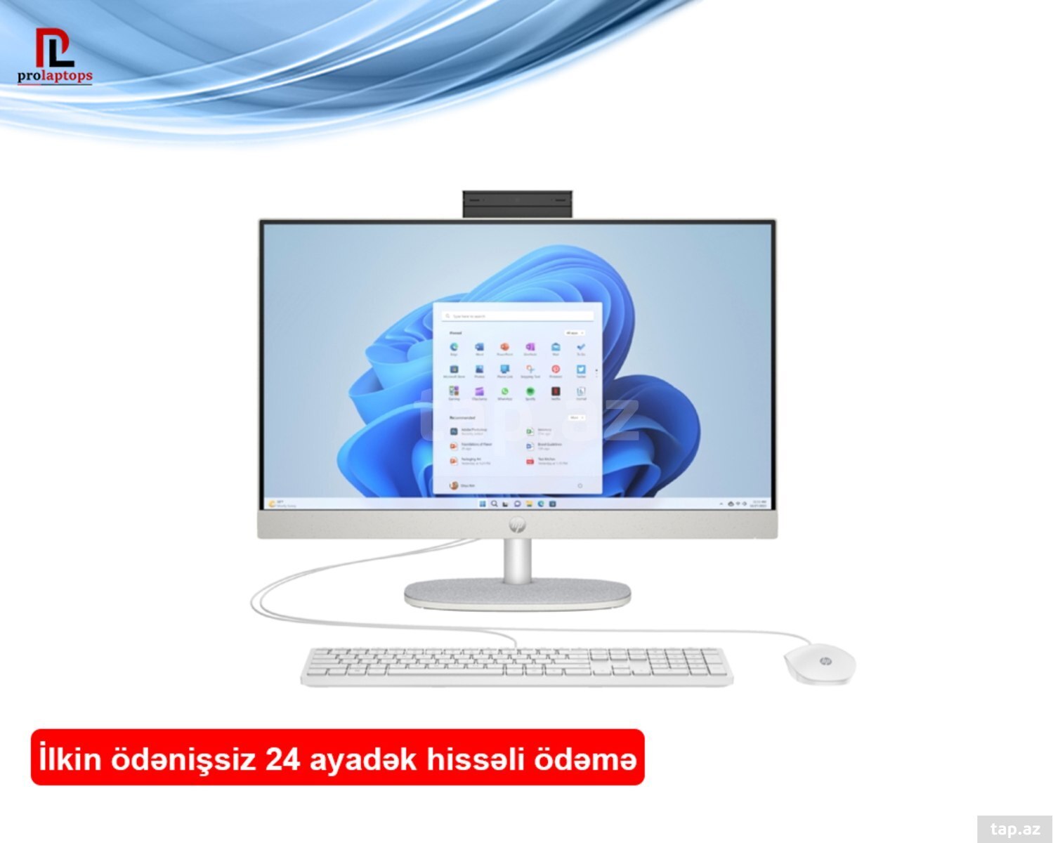 Monoblok HP All- in-one / 24" 24-cr1006ci A16KREA