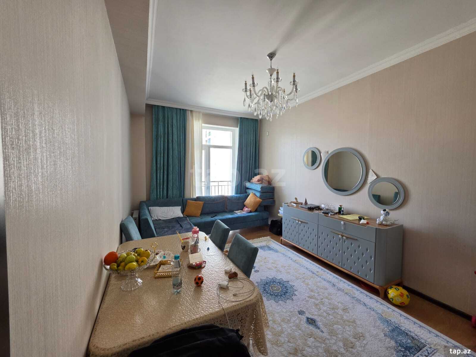 3-otaqlı yeni tikili, Yasamal r., 111 m²