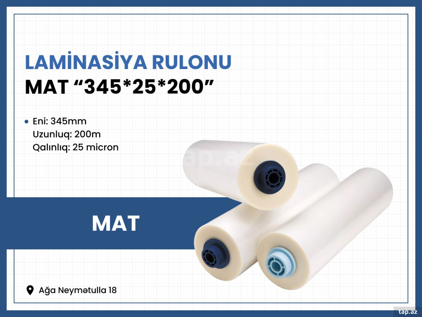 Laminasiya rulonu mat 345x25x200 (2)