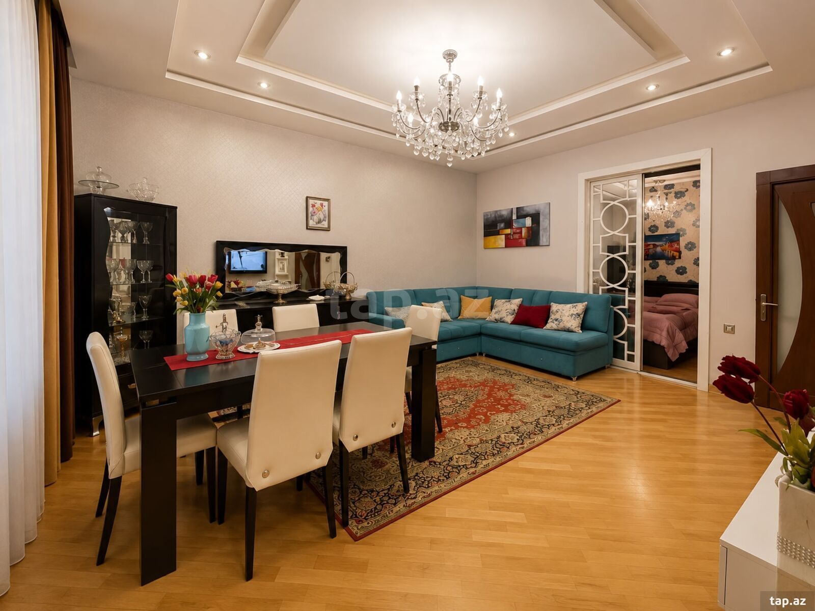 3-otaqlı yeni tikili kirayə verilir, Nazim Hacıyev küç., 90 m² (2)